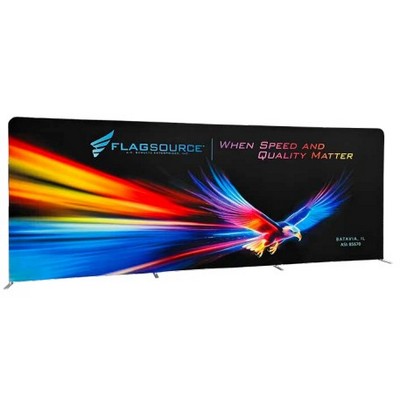 Double Sided Straight Tension Fabric Displays (7.5'x20')