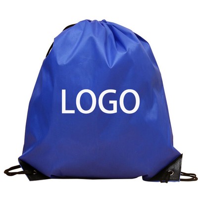 13 2/5"x16 1/2" Sports Large Capacity 210D Polyester Cloth Drawstring Backpack