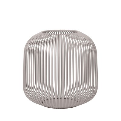 blomus Lito Medium Decorative Mourning Dove Gray Lantern (11''x11'')