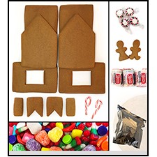 Traditional Gingerbread House Kit - Unassembled
