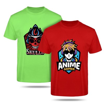 Full Color T Shirt With Dtg Print