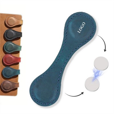 Leather Magnetic Bookmarks