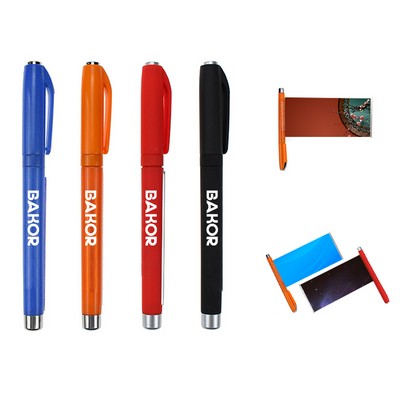 Creative Banner Pen w/ Pocket Clip
