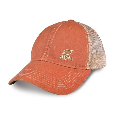 Merrimack Hat Co.® Austin Vintage Trucker - Orange-Tan