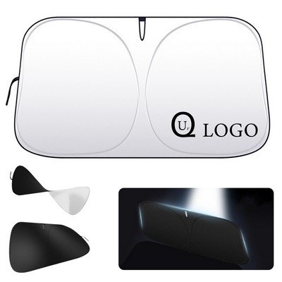 57.08 X31.49" Dacron Car Front Sun Shade