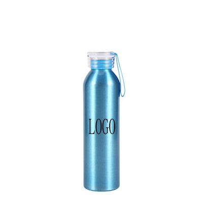 Drawstring Aluminum Water Bottle