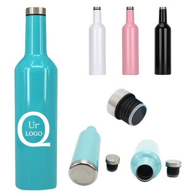 24Oz Stainless Steel Wine Bottle