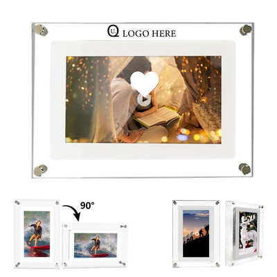 7" Clear Acrylic Digital Photo Frame