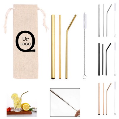 Stainless Steel Straw Set