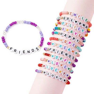 Elastic Beaded Friendship Bracelet