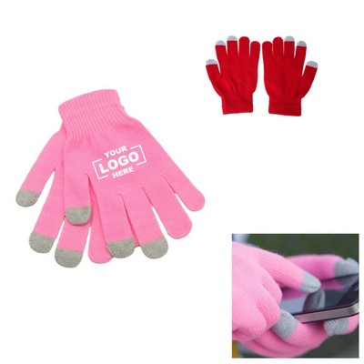 Winter Touchscreen Knit Gloves