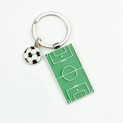 Football Field Keychain
