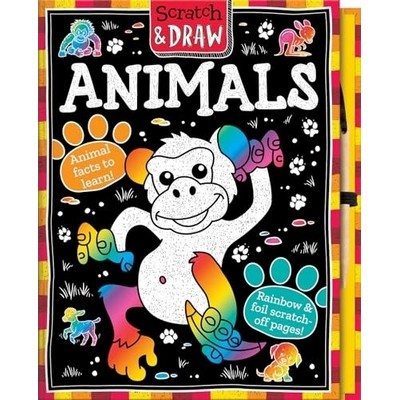 Scratch and Draw Animals - 9781801052467