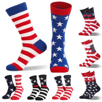 Ladies Jacquard Knit Socks