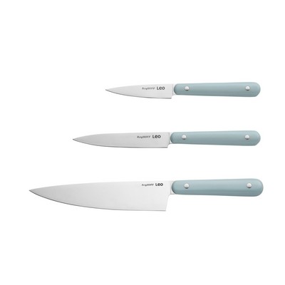 BergHoff Leo 3Pc Starter Knife Set, Slate