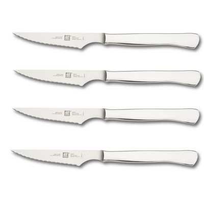 JA Henckels Zwilling 4-Piece Serrated Steak Knife Set
