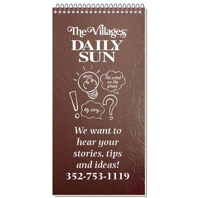 Flex Leatherette Reporter Notebook (4"x 8 ¼")