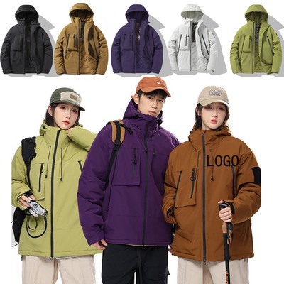 Thick and Plush Outdoor Mountaineering Cotton Jacket