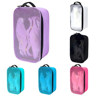 Ventilated Mesh Zippered Shoe Carrier