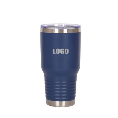 30 Oz. Stainless Steel Cups Mug w/Screw Rins