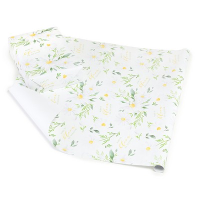 Delectable Daises Personalized Wrapping Paper Roll