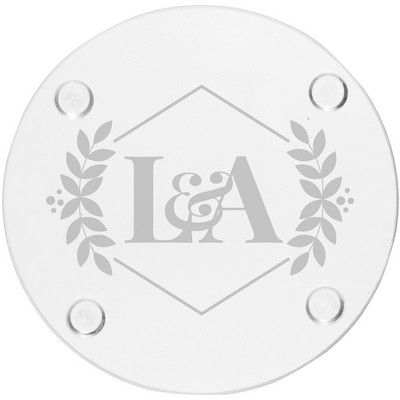 Circular Glass Coasters 4"