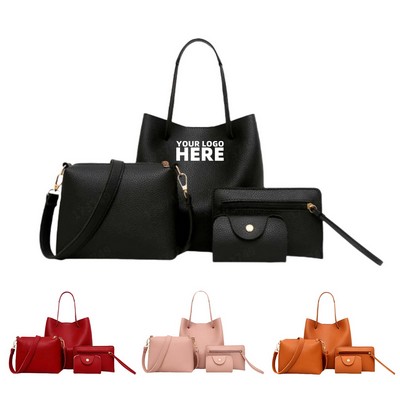 Leather Four-piece Bag
