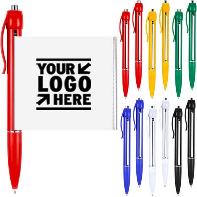 Roll Out Paper Pen Retractable Pull Out Banner