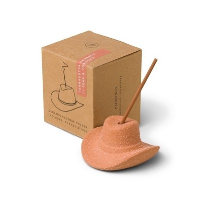 Cowboy Hat Incense Holder - Terracotta
