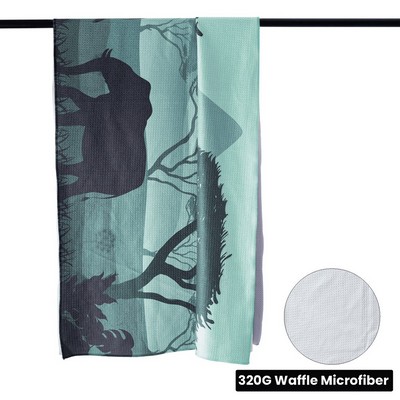 Rush - Sublimation Waffle Beach Towel