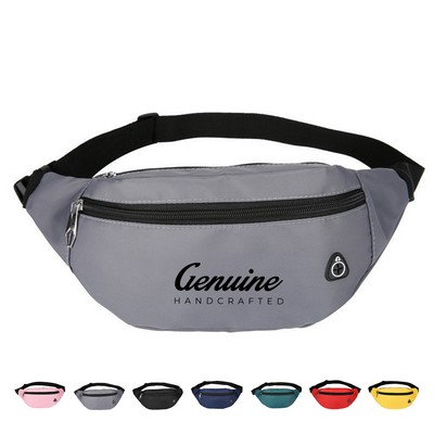 Versatile Shoulder Fanny Pack with Hole
