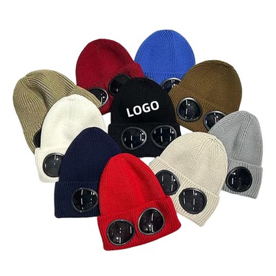 Snow Beanie Hat With Glasses