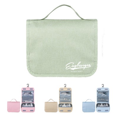 Traveler's Hanging Oxford Toiletry Organizer Bag