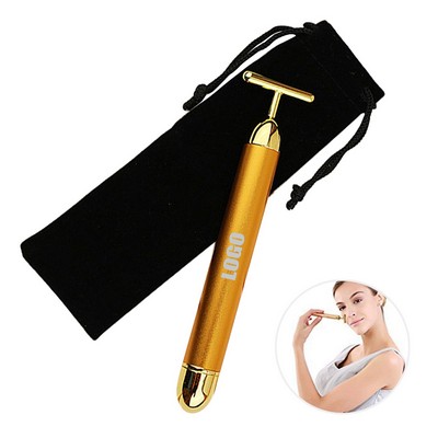 Energy Beauty Bar T Shaped Facial Massager Roller For Skin Rejuvenation