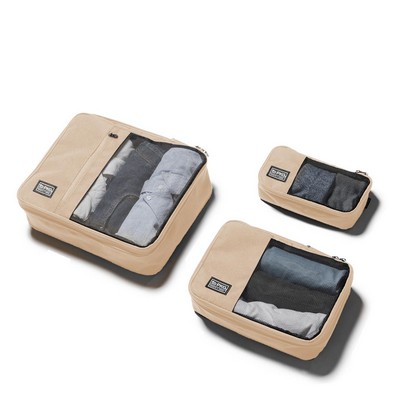 PKG Union Overnight Compression Packing Cubes In Ginger Root - 3 Pack