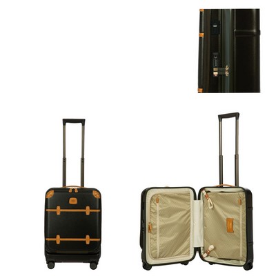 Bric's Bellagio 21 Inch Business Carry On Spinner Luggage - Olive Green