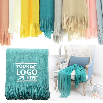 70" x 50" Solid Color Blanket Towel