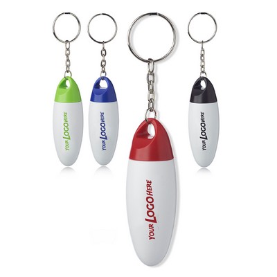 Dallas Plastic Pill Bottle Keychains