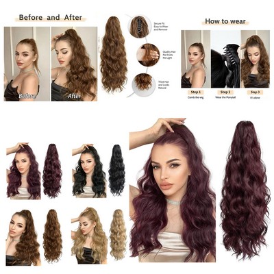 Faux Curly Fiber Wig