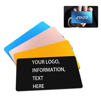 Aluminun Business Card