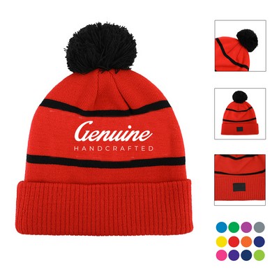 Knit Pom Beanie