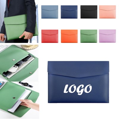 A4 PU Leather File Folder Document Holder