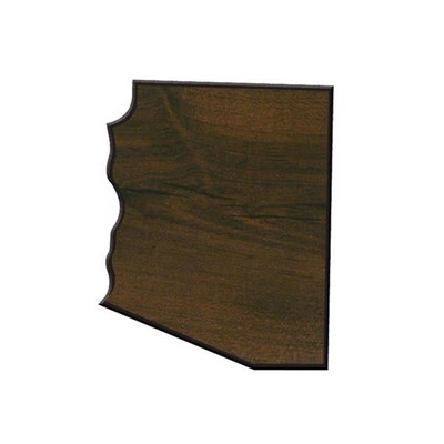 Walnut Finish State Plaque