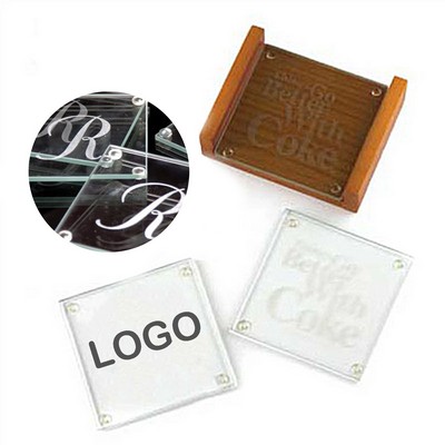 Custom Glass Drink Coaster