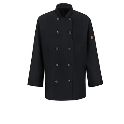 Red Kap Culinary - Women's Long-Sleeve 28.5" Chef Coat with OilBlok + MIMIX™