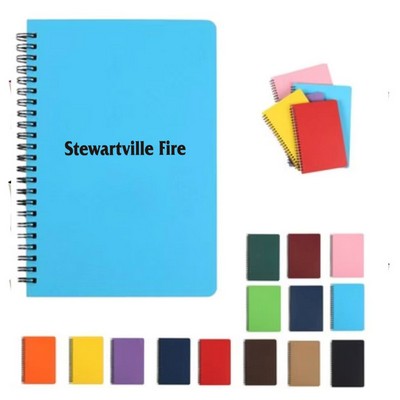 Plastic Cover Spiral Notebook