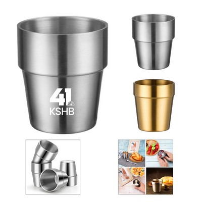 10Oz. Double Wall Stainless Steel Cup