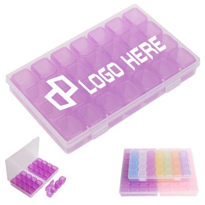 36 Grids Clear Plastic Organizer Box