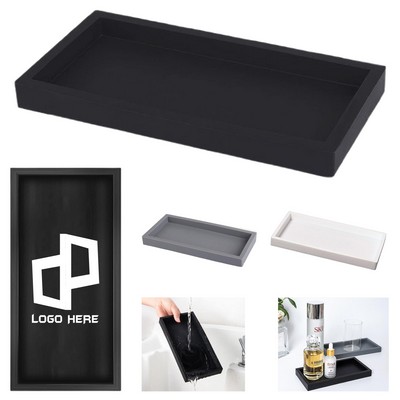 Silicone Black Displaying Tray