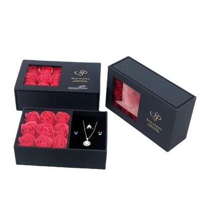 Rose Flower Gift Box